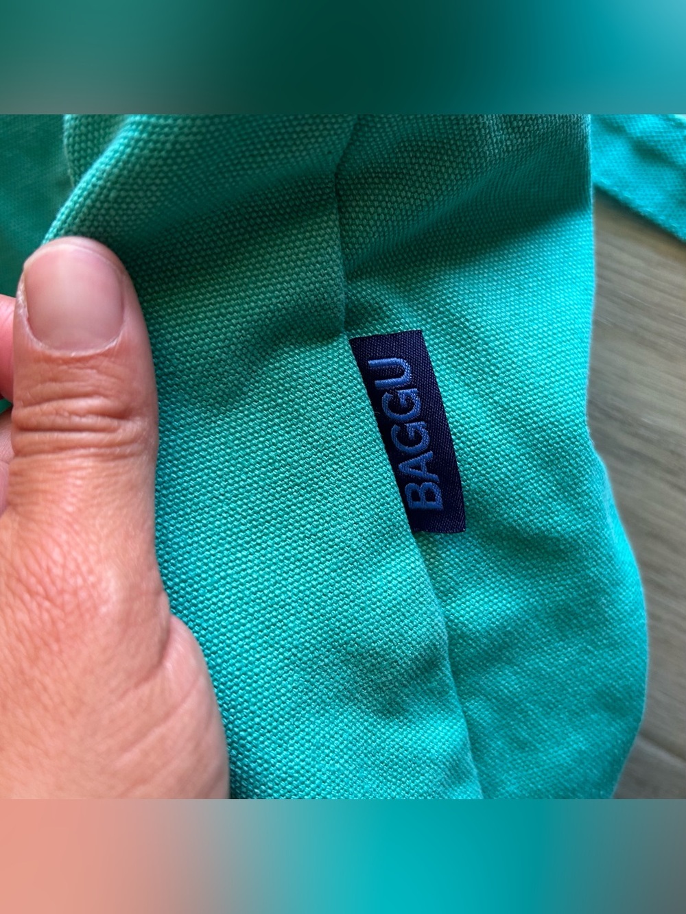 Teal Blue Baggu Canvas Backpack - Picture 2 of 8